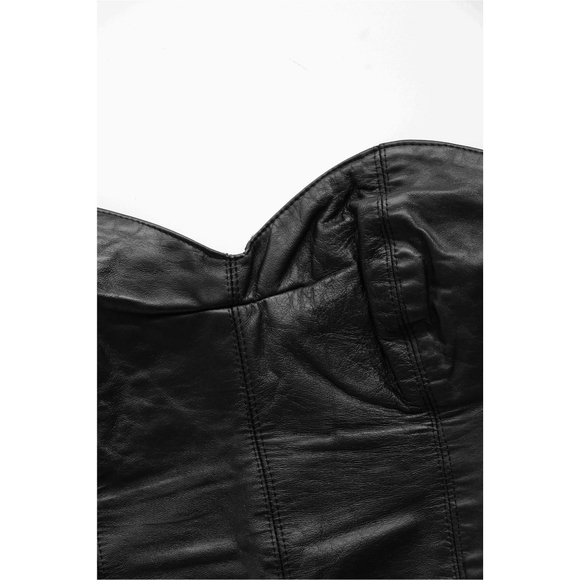 Vintage Leather Bustier - Picture 2 of 6